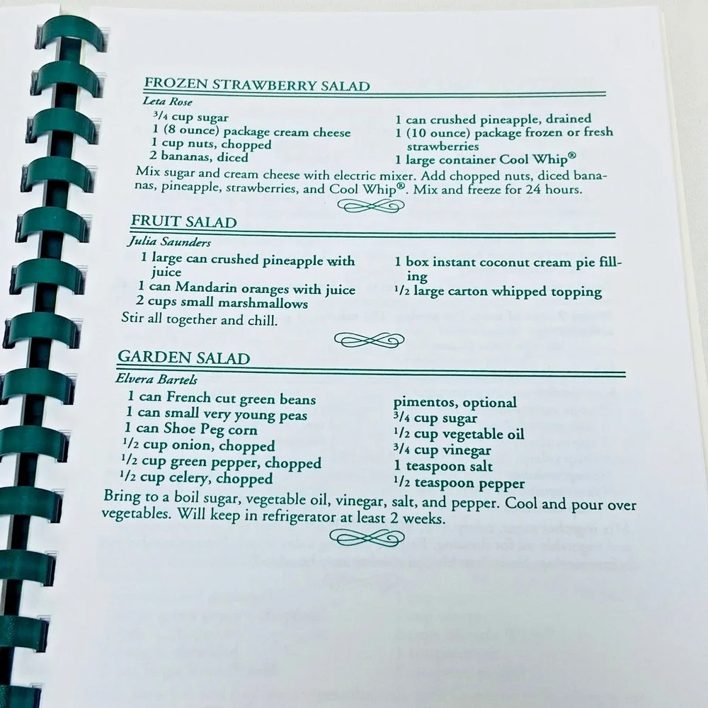 Vintage Missouri Omicron Alpha Delta Kappa Recipes Cookbook Spiral Bound‎ 90s